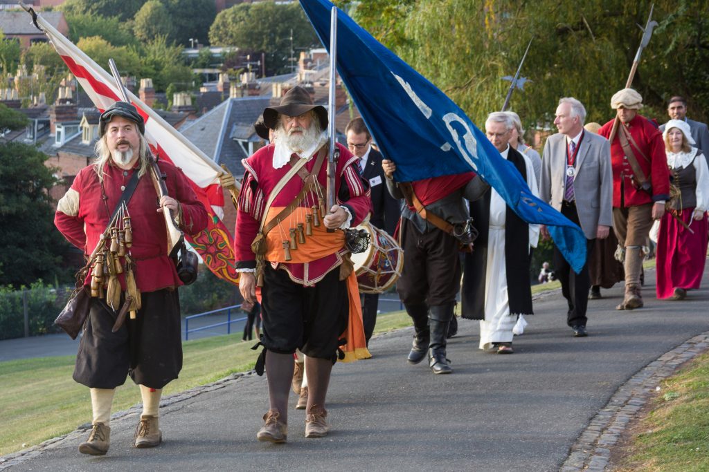 The Battle of Worcester Commemorative Drumhead Ceremony Museums