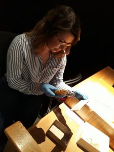 Volunteer handling collections.