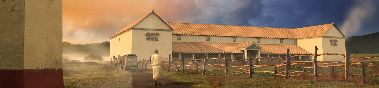 Banner image for page – reconstruction of Bays Meadow Villa, Droitwich