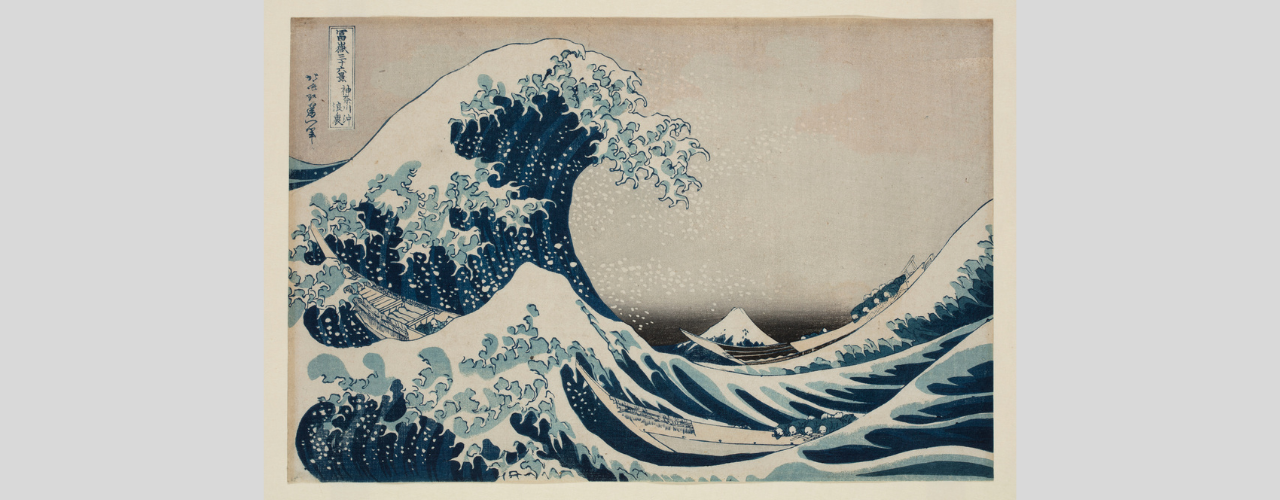 Hokusai's Great Wave at Worcester Art Gallery