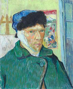Vincent Van Gogh, Self Portrait with Bandaged Ear, 1889. Oil on canvas.