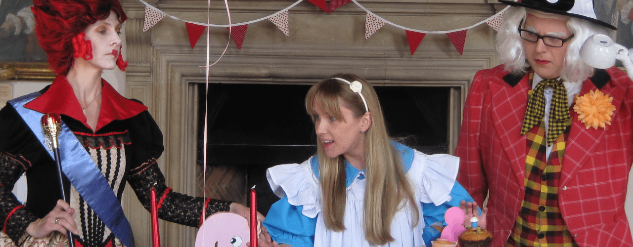 Alice's Adventures in Wonderland family day; Bank Holiday Monday 28 August 2023.