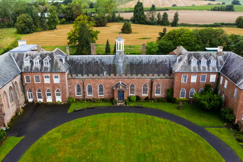 A photo showing Hartlebury Castle.