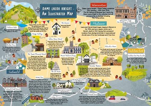 Dame Laura Knight Trail Map website