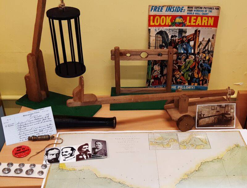 Punishment Box Crime and Punishment - Loans Box for your School - Museums Worcestershire