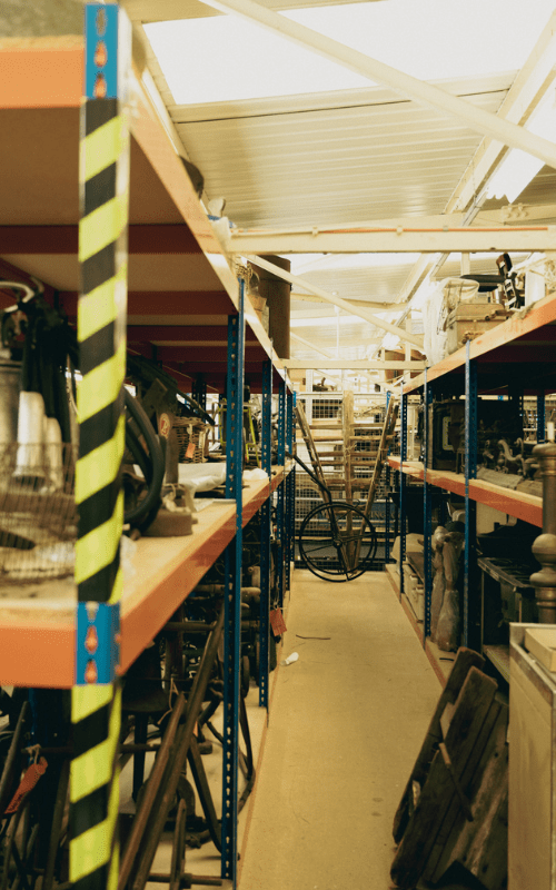 Down the aisle in the Collections Centre