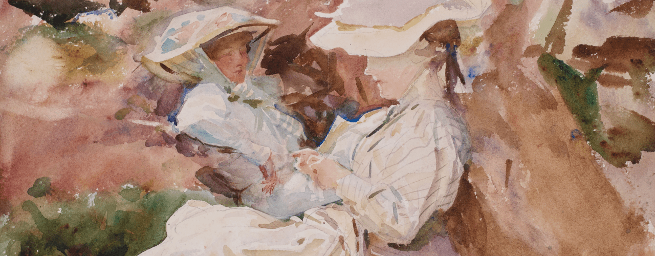 Singer Sargent. Simplon - Mrs Barnard and her Daughter Dorothy. Photo by Birmingham Museums Trust.