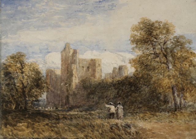 Kenilworth Castle, 1867, David Cox © Worcester City Collection.