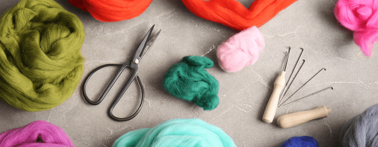 Easter needle felting