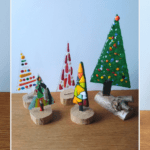 Glass fusion Christmas trees