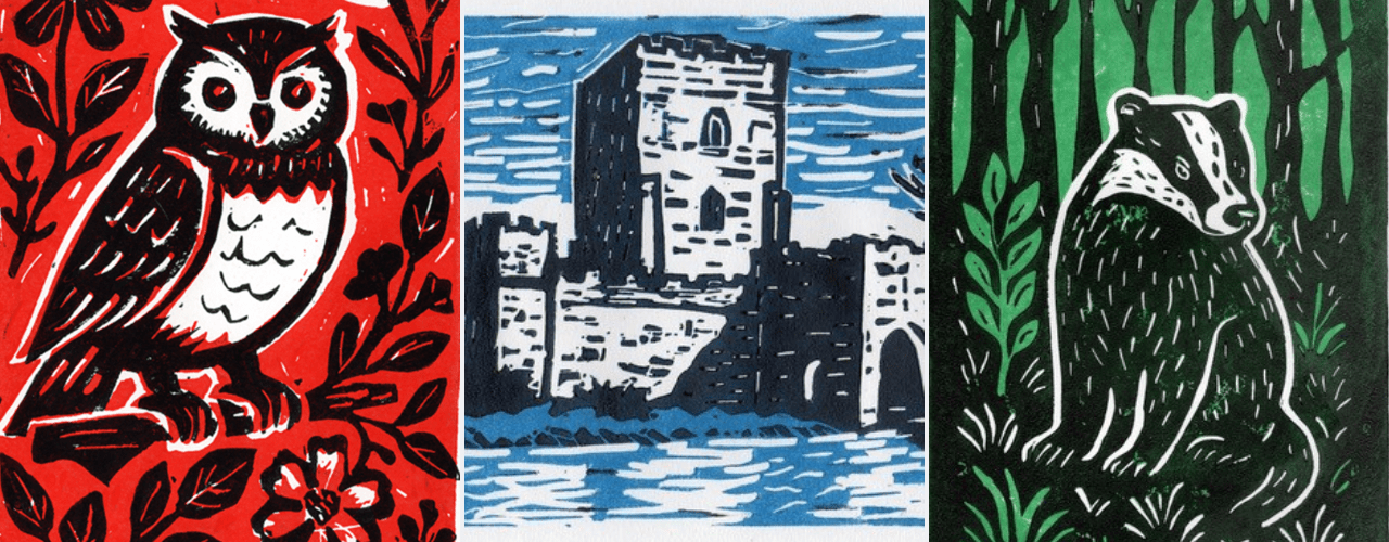 Jake Gammon lino printing